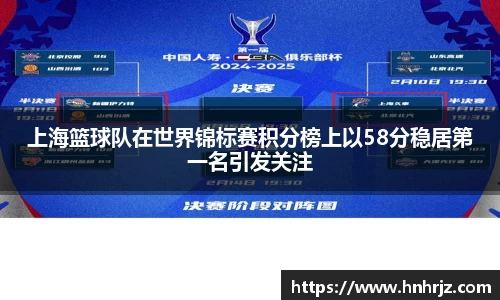 上海篮球队在世界锦标赛积分榜上以58分稳居第一名引发关注