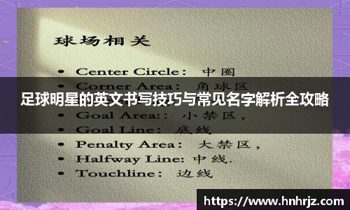 足球明星的英文书写技巧与常见名字解析全攻略