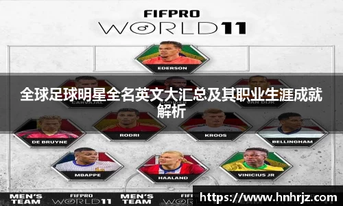 全球足球明星全名英文大汇总及其职业生涯成就解析